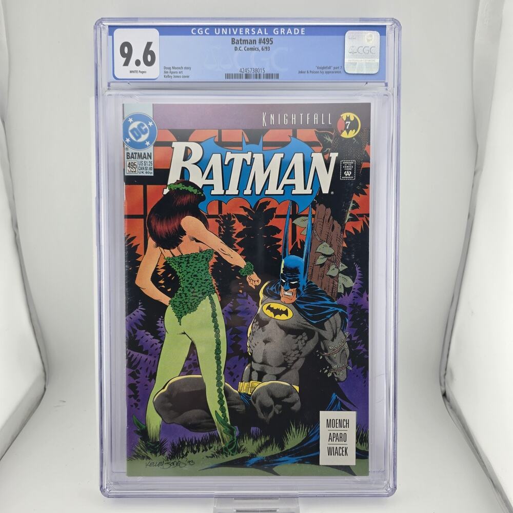 * BATMAN #495 CGC 9.6 SS Kelley Jones Knightfall Part 7 Poison Ivy